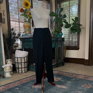 Ralph Lauren Black Cropped Tailored Pants